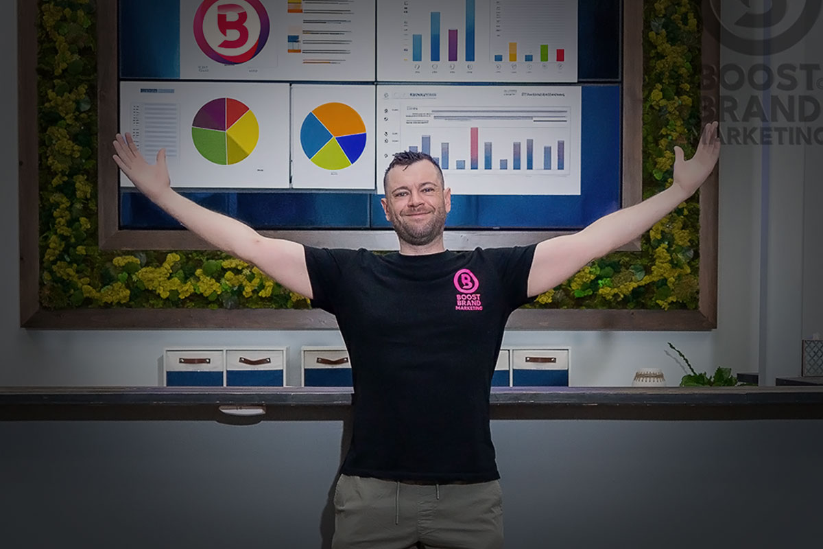 Boost Brand Marketing founding partners and team in Chatsworth CA combining creative execution and technical marketing strategy for local businesses