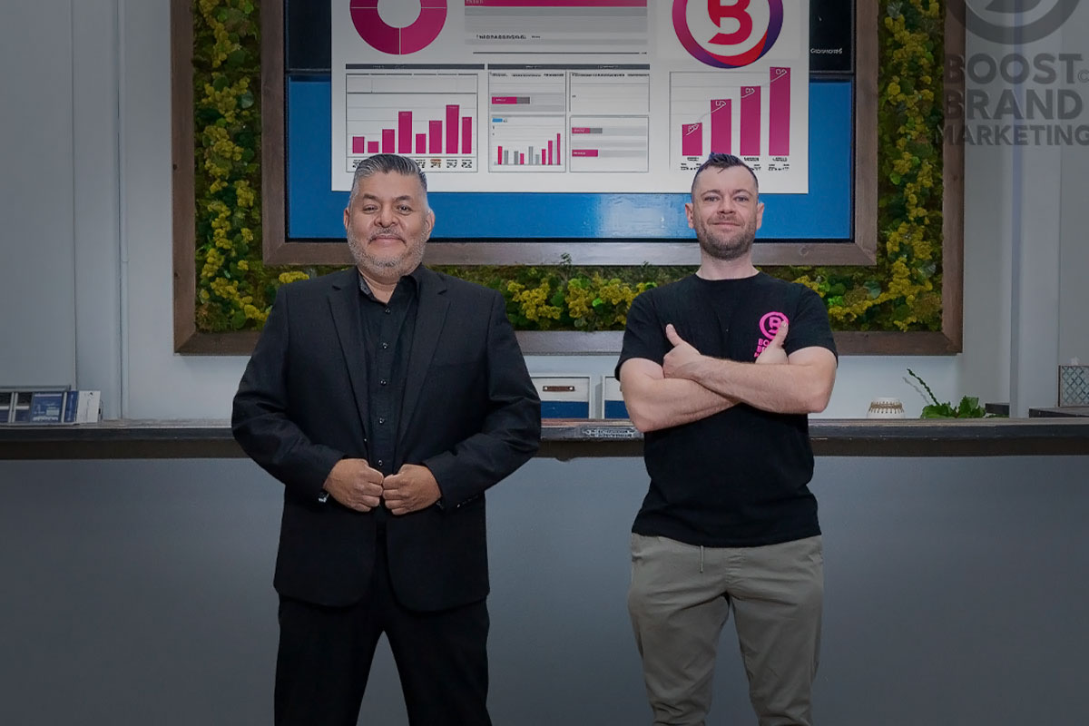 Boost Brand Marketing team working on digital marketing strategy in Chatsworth CA